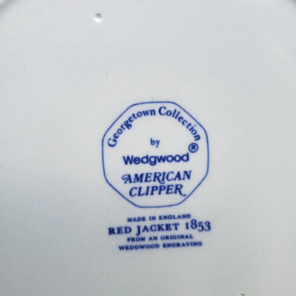 (3) Georgetown Collection by Wedgewood 'American Clipper' SHIP Salad Plates - 8